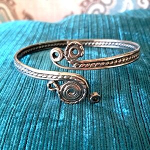 Vintage Emery Holmes Hopi Sterling Silver Native American Handcrafted Bracelet